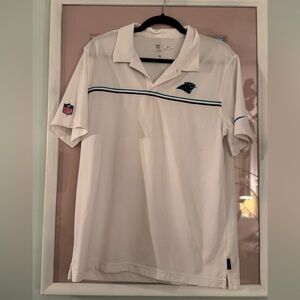 Carolina Panthers Nike NFL Polo Shirt with Blue Accents